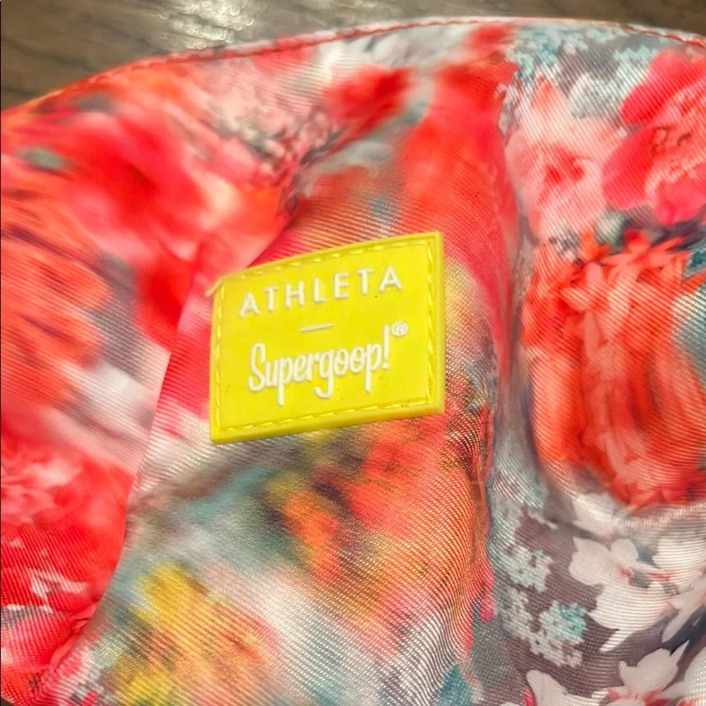 Athleta Supergoop!‎ Multicolor Patterned Toiletry Bag